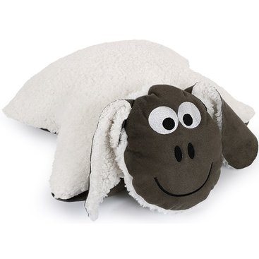 Domácnost - Tvarovaný polštářek ovečka cca 45x40 cm