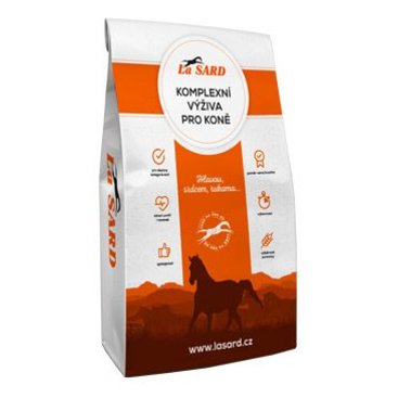 Mazlíčci - Krmivo koně LaSARD Hifi Gastric Probio 20kg
