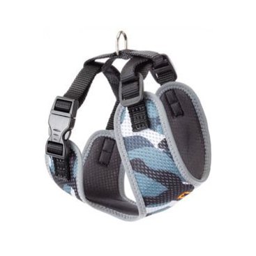 Mazlíčci - Postroj NIKITA Fashion XS šedo-modrý FP 1ks