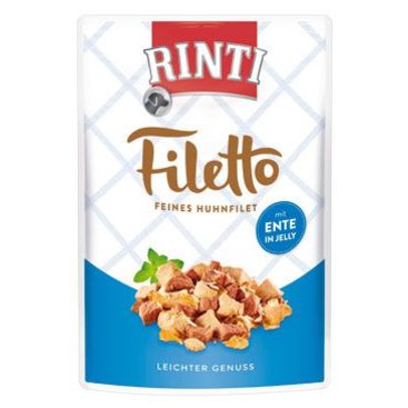 Mazlíčci - Rinti Dog Filetto kapsa kuře+kachna v želé 100g