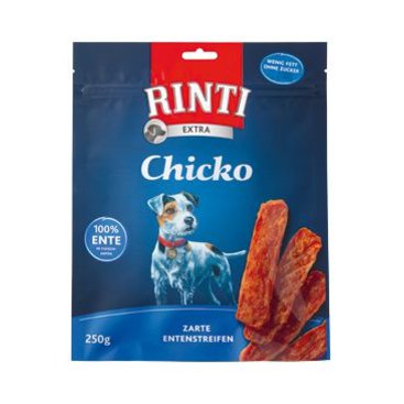 Mazlíčci - Rinti Dog Extra Chicko pochoutka kachna 250g