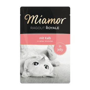 Mazlíčci - Miamor Cat Ragout kapsa Royale telecí v želé 100g