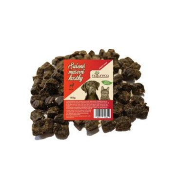 Mazlíčci - NATURECA pochoutka Masové kostky-Jelen, 100%maso 150g