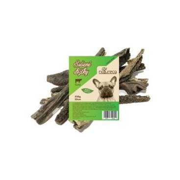 Mazlíčci - NATURECA pochoutka Hovězí dršťky sušené 25cm 250g