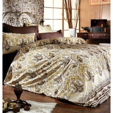 Domácnost - Saténový povlak na polštář Simba natur , Výběr rozměru: 45x60