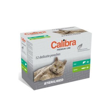Mazlíčci - Calibra Cat  kapsa Premium Steril. multipack 12x100g