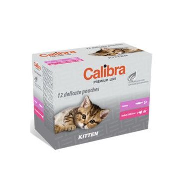 Mazlíčci - Calibra Cat  kapsa Premium Kitten multipack 12x100g