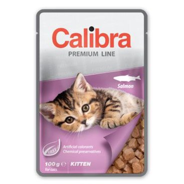 Mazlíčci - Calibra Cat  kapsa Premium Kitten Salmon 100g