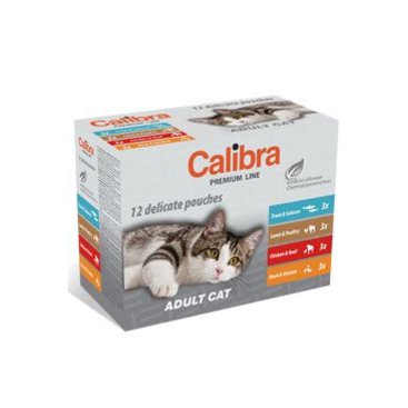Mazlíčci - Calibra Cat  kapsa Premium Adult  multipack 12x100g