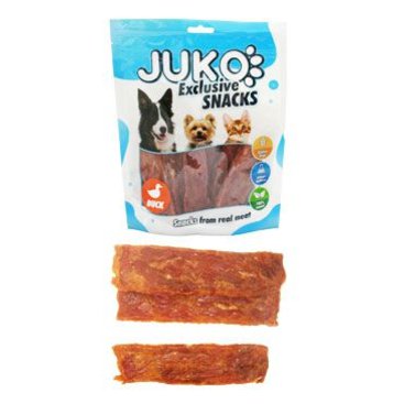 Mazlíčci - Juko excl. Smarty Snack SOFT Duck Jerky 250g