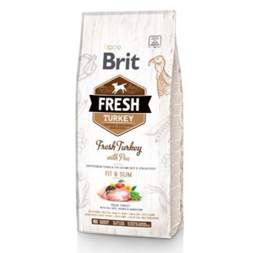 Mazlíčci - Brit Dog Fresh Turkey & Pea Light Fit & Slim 2,5kg
