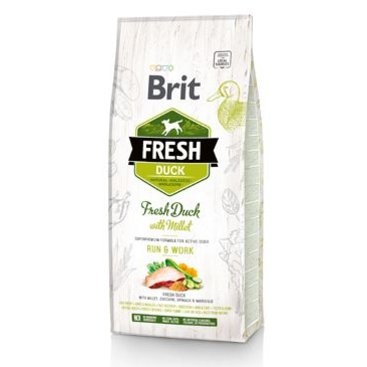 Mazlíčci - Brit Dog Fresh Duck & Millet Active Run & Work 2,5kg