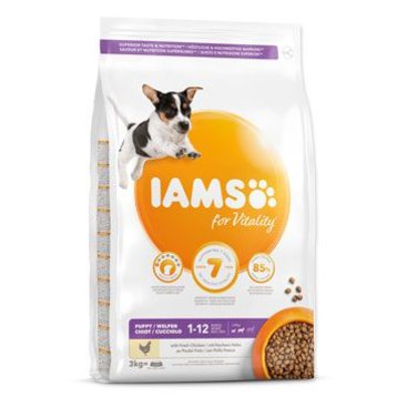 Mazlíčci - Iams Dog Puppy Small&Medium Chicken 3kg