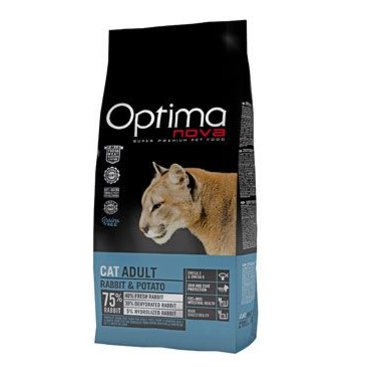 Mazlíčci - Optima Nova Cat GF Adult rabbit 8kg