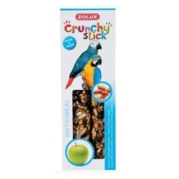 Mazlíčci - Crunchy Stick Parrot Buráky/Jablko 2ks Zolux