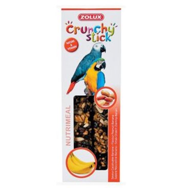 Mazlíčci - Crunchy Stick Parrot Buráky/Banán 2ks Zolux