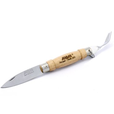 Kempování - MAM Traditional 2020 Zavírací nůž s vidličkou - buk