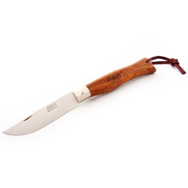 Kempování - MAM Douro 2083 Zavírací nůž s koženým poutkem - bubinga