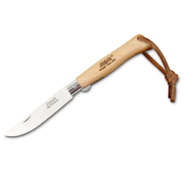 Kempování - MAM Douro 2083 Zavírací nůž s koženým poutkem - buk