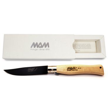 Kempování - MAM Douro Black Titanium 5004 Zavírací nůž - buk