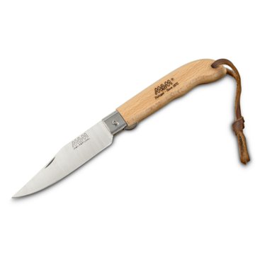 Kempování - MAM Sportive 2048 Zavírací nůž s koženým poutkem - buk