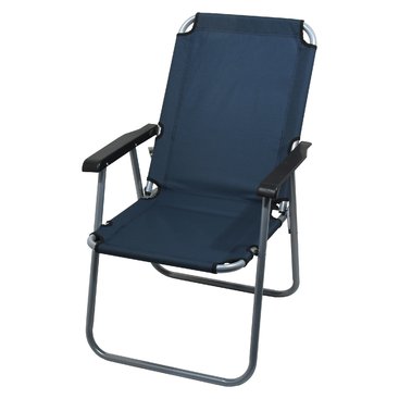 Kempování - Židle kempingová skládací LYON tmavě modrá
