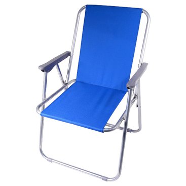 Kempování - Židle kempingová skládací BERN modrá