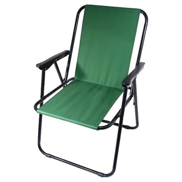 Kempování - Židle kempingová skládací BERN zelená