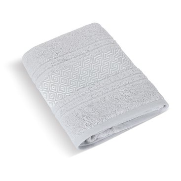 Domácnost - Froté ručník Mozaika 50x100cm 550g světle šedá
