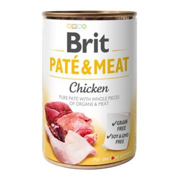 Mazlíčci - Brit Dog konz Paté & Meat Chicken 400g