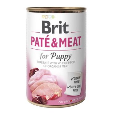 Mazlíčci - Brit Dog konz Paté & Meat Puppy 400g