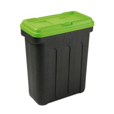 Mazlíčci - MAELSON Box na granule černá/zelená 7,5kg