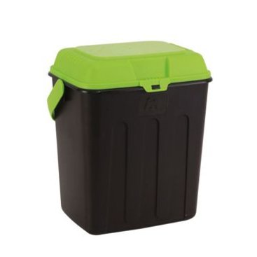 Mazlíčci - MAELSON Box na granule černá/zelená 3,5kg