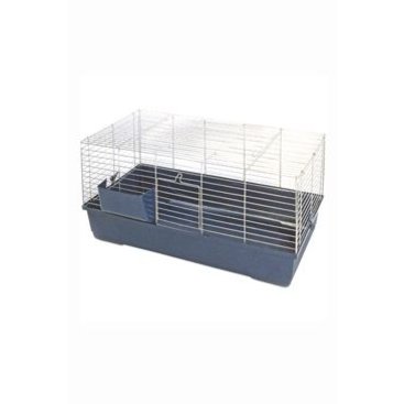 Mazlíčci - Klec Bunny Bungallow chrom skládaná 80cm