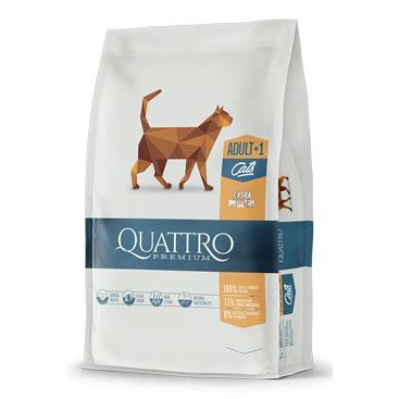Mazlíčci - QUATTRO Cat Dry Premium all Breed Adult Drůbež 1,5kg