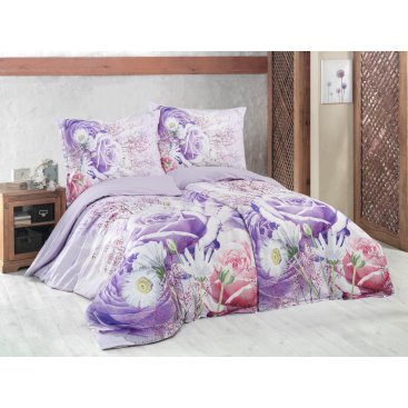 Domácnost - Moderní 3D povlečení 140x200, 70x90 Flowers