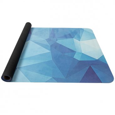 Kempování - YATE Yoga mat přírodní guma, vzor K, 1 mm - modrá krystal
