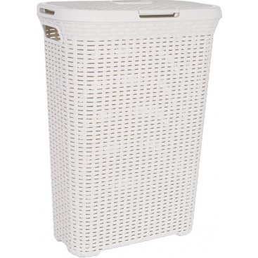 Domácnost - Koš na prádlo STYLE RATTAN 40 l - krémový (00709-885)