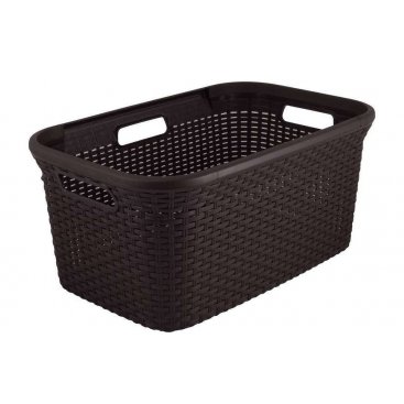 Domácnost - Koš na prádlo RATTAN STYLE 45 l - hnědý (00708-210)