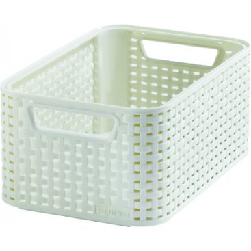 Domácnost - úložný STYLE BOX - S- krémový (03614-885)