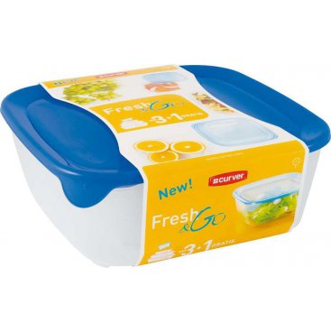 Domácnost - set FRESH&GO 0,8L + 1,7L + 2,9L + 0,25L