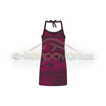 Obuv,oblečení a batohy - Loap Shelia CCL1322 Dámské bavlněné šaty Hnědá
