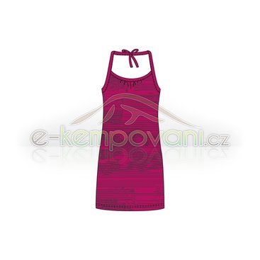 Obuv,oblečení a batohy - Loap Shelia CCL1322 Dámské bavlněné šaty Růžová