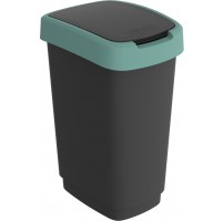 TWIST odpadkový koš 25L - krémově zelená