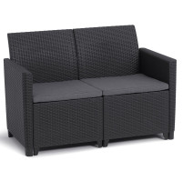 MARIE 2 SEATERS SOFA  - grafit