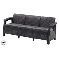 CORFU LOVE SEAT MAX - grafit