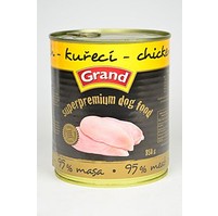 GRAND konz.  Superpremium pes drůbeží 850g