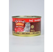 GRAND konz.  Superpremium kočka hovězí 405g