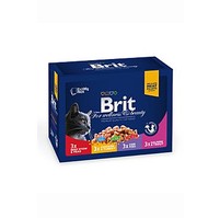 Brit Premium Cat kapsa Family Plate 1200g (12x100g)