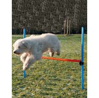 AGILITY překážka 3 tyče Modrá/Oranžová 129/115cm TR